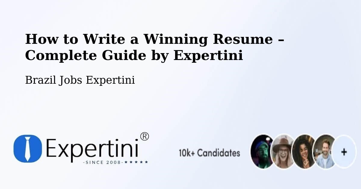 Resume Writing Guide for Job Seekers – Palmas - Palmas, Brazil Jobs Expertini